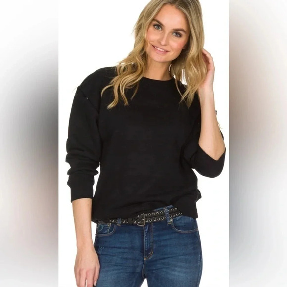 Iro Newla Sweater in Black with detachable sleeves- Size XS; Excellent Condition - Picture 11 of 16
